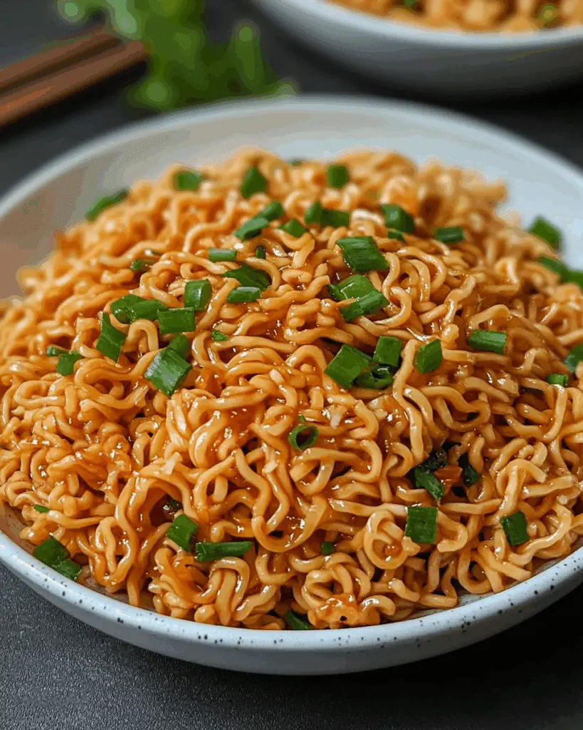 The BEST Saucy Ramen Noodles EVER!!