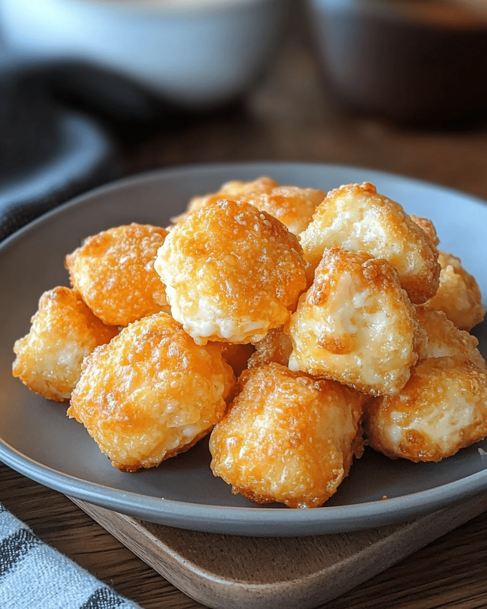 Keto Puffed Cheese Snacks