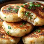 Stuffed Potato Cakes with Meat and Mushrooms