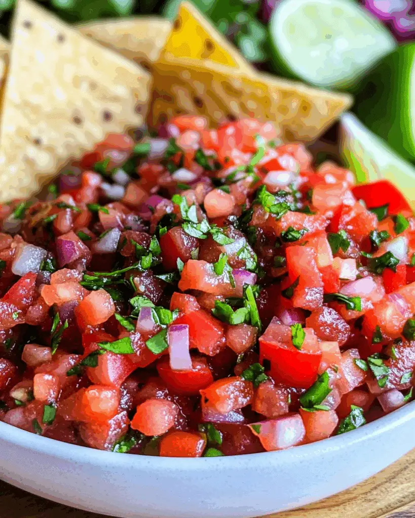 Fresh Homemade Pico de Gallo