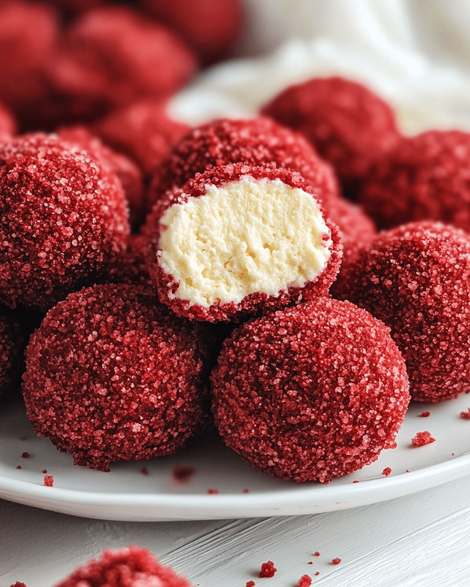 Red Velvet Cheesecake Bites