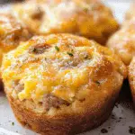 Sausage, Egg, and Cheese Bisquick Muffins