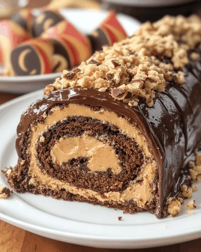 Reese’s Peanut Butter Cup Roll Cake