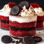 Red Velvet Oreo Parfait