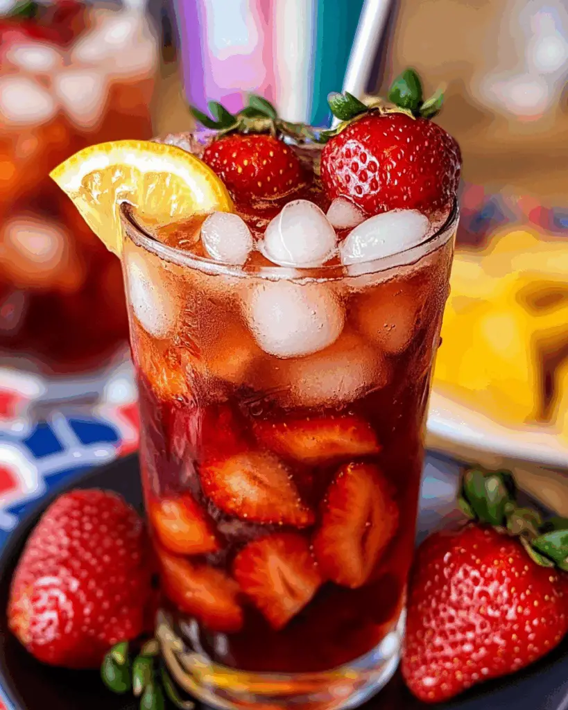 Refreshing Strawberry Sweet Tea