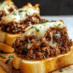 The BEST Texas Toast Sloppy Joes