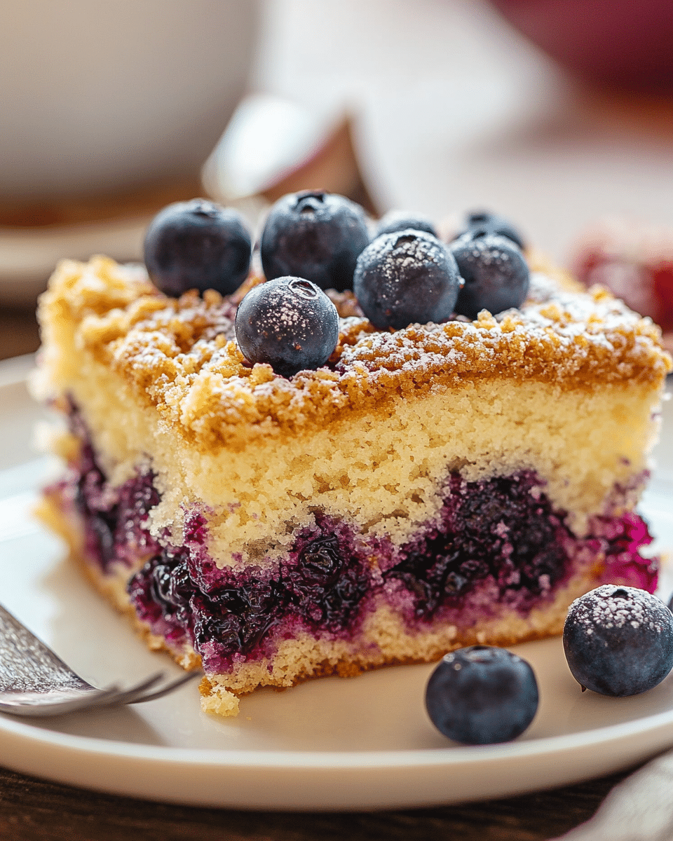 The Best Blueberry Buckle