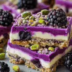 Blackberry Pistachio Dream Bars 3 Blackberry Pistachio Dream Bars