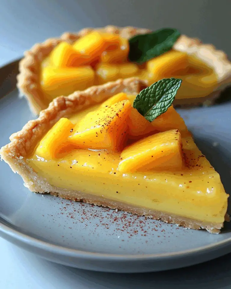 Mango Curd Tart