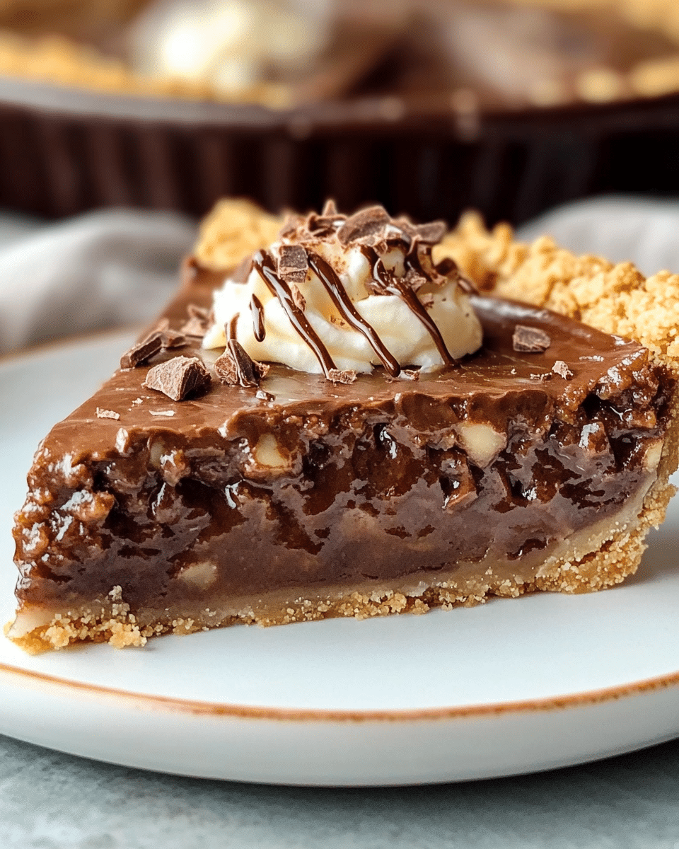 The BEST No-Bake German Chocolate Pie