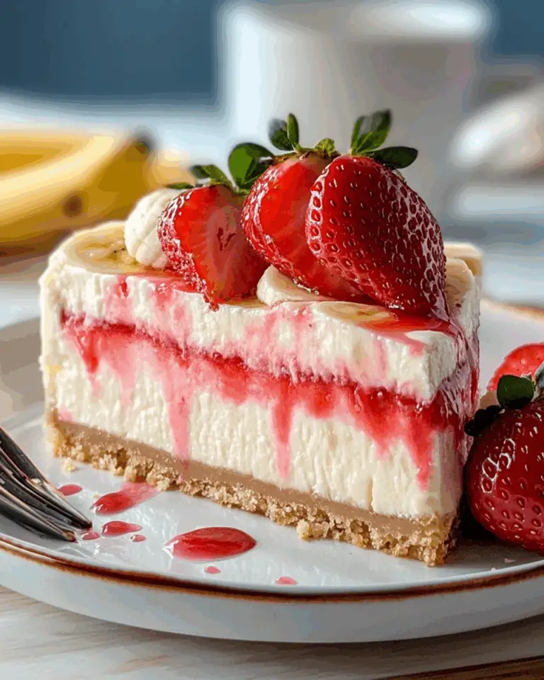 Banana Strawberry Cheesecake Fantasy