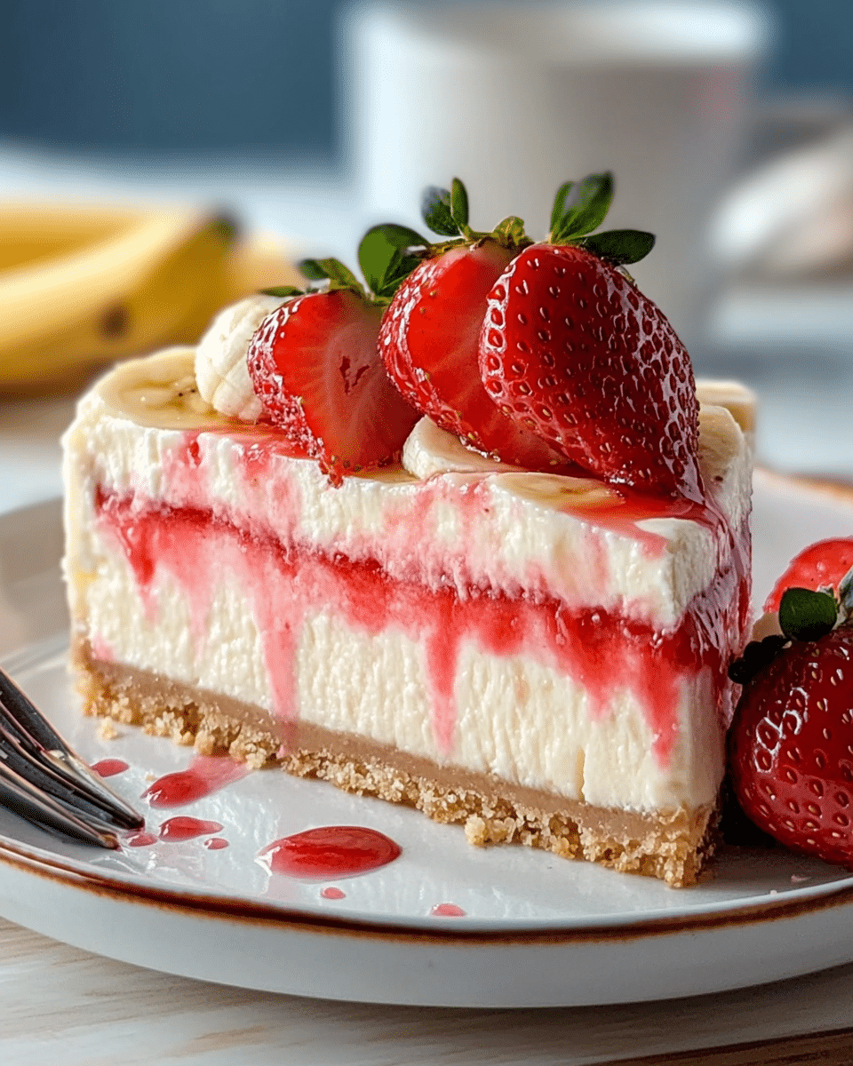 Banana Strawberry Cheesecake Fantasy