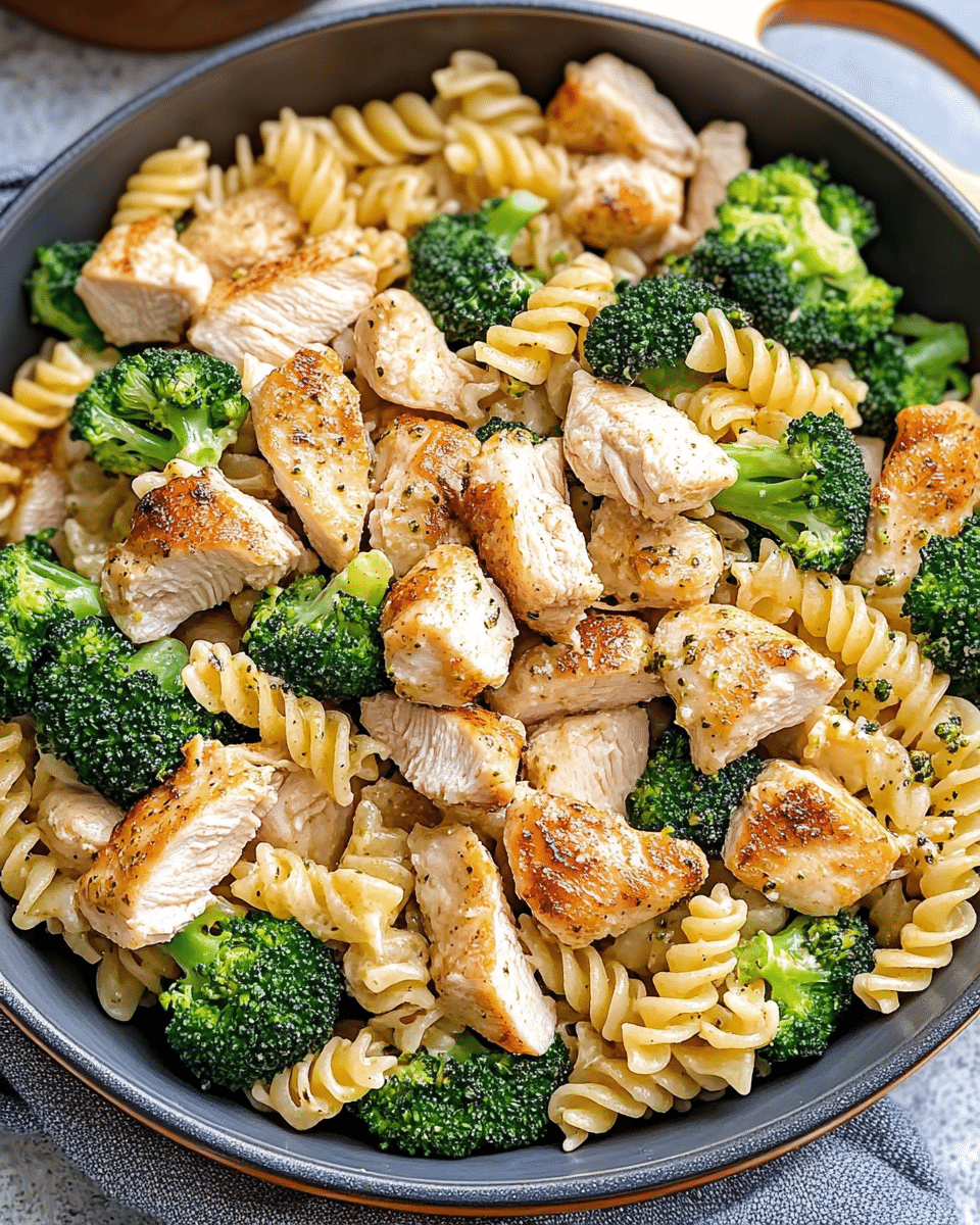 The BEST Creamy Chicken and Broccoli Pasta