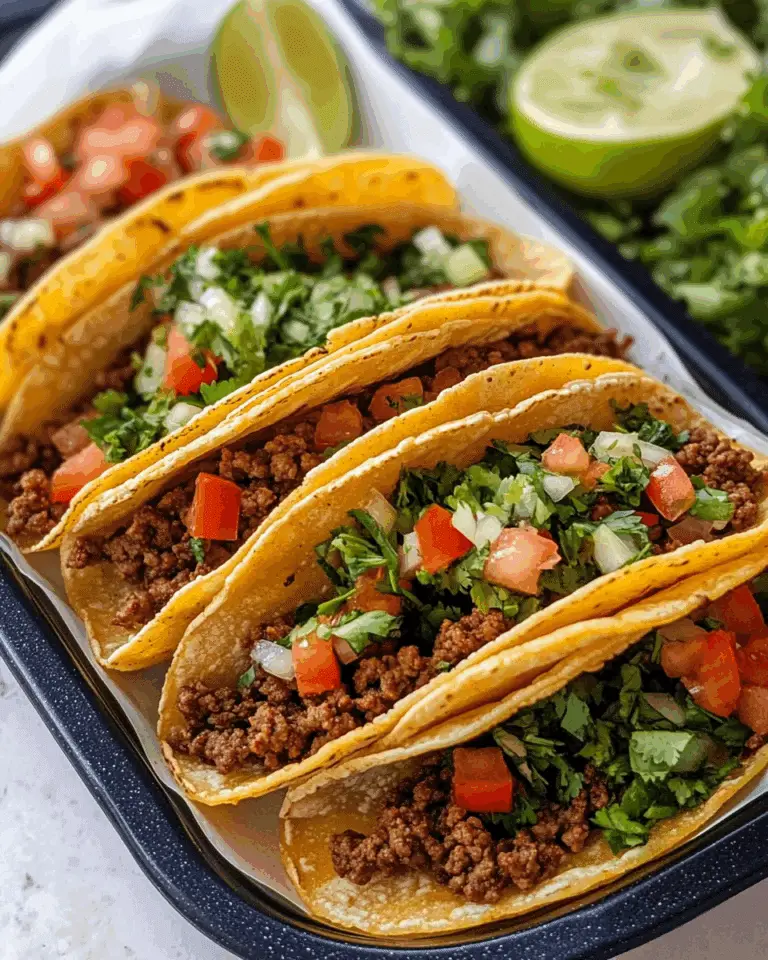 Crispy Ground Beef Tacos