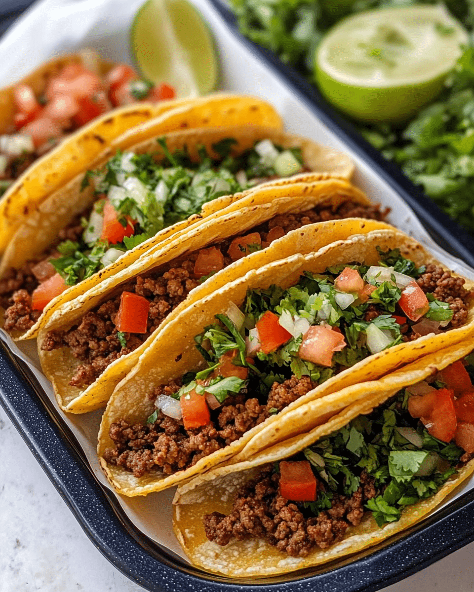Crispy Ground Beef Tacos