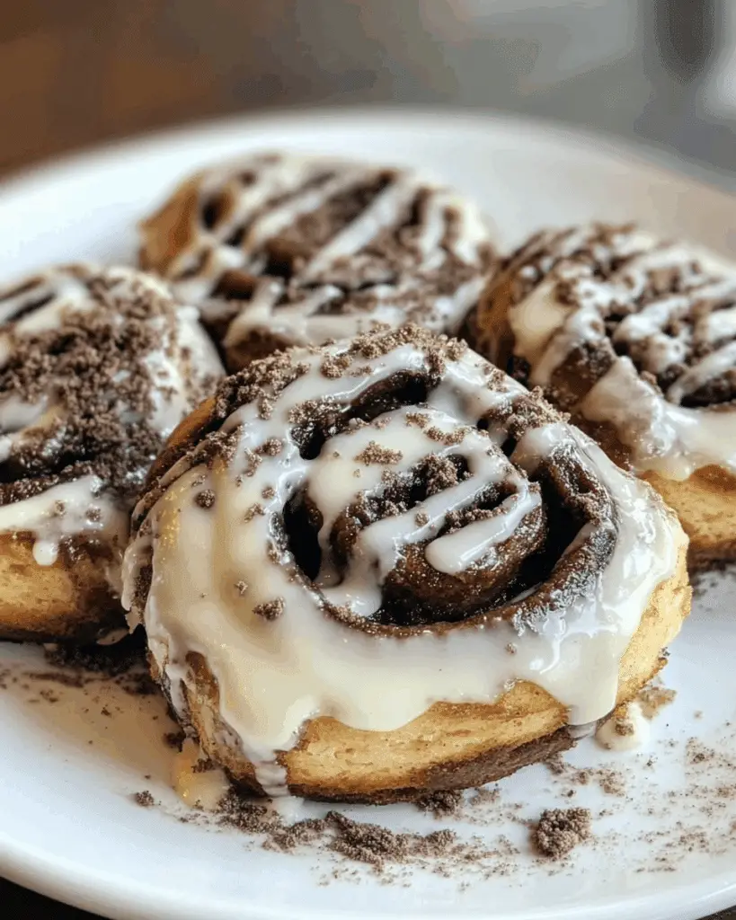 The BEST Oreo-Stuffed Cinnamon Rolls