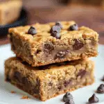 Easy & Decadent Peanut Butter Chocolate Chip Cookie Bars
