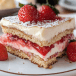 No-Bake Strawberry Eclair Cake
