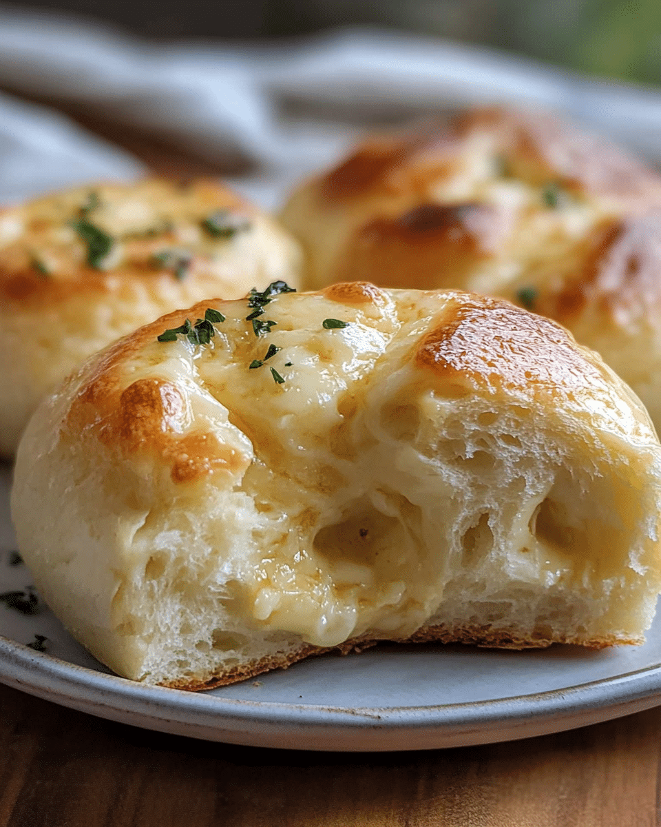 The BEST Buttery Cheese Garlic Rolls