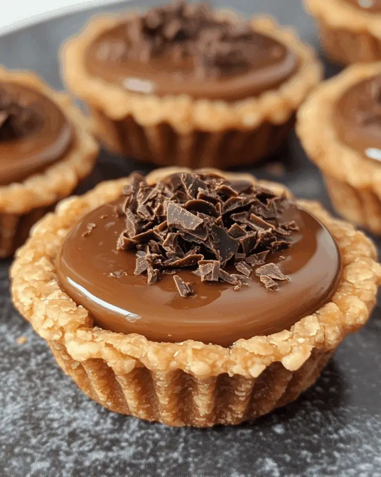 Chocolate Salted Caramel Tarts