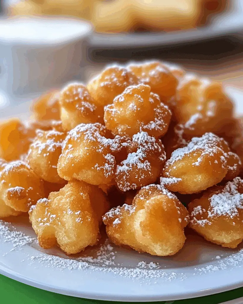 The BEST Funnel Cake Bites EVER!!