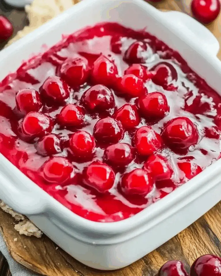 Decadent Cherry Cheesecake Dip