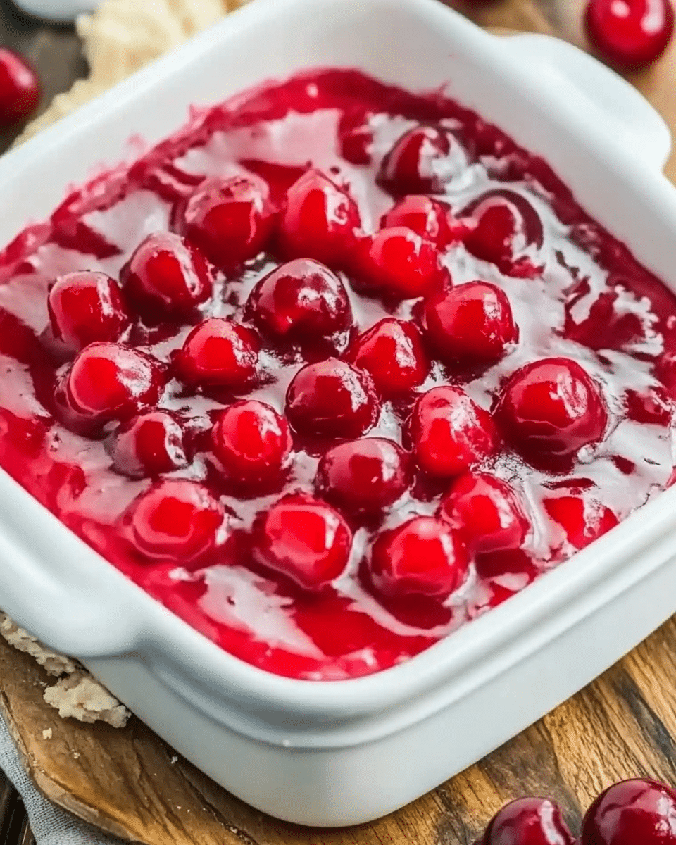 Decadent Cherry Cheesecake Dip