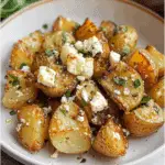 The BEST Baked Feta Potatoes EVER