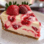 Strawberry Swirl Cheesecake