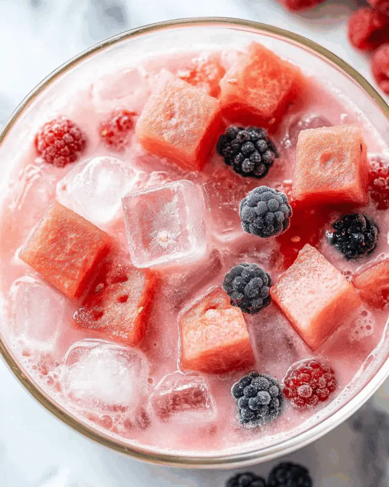 Hwachae (Korean Watermelon Punch)
