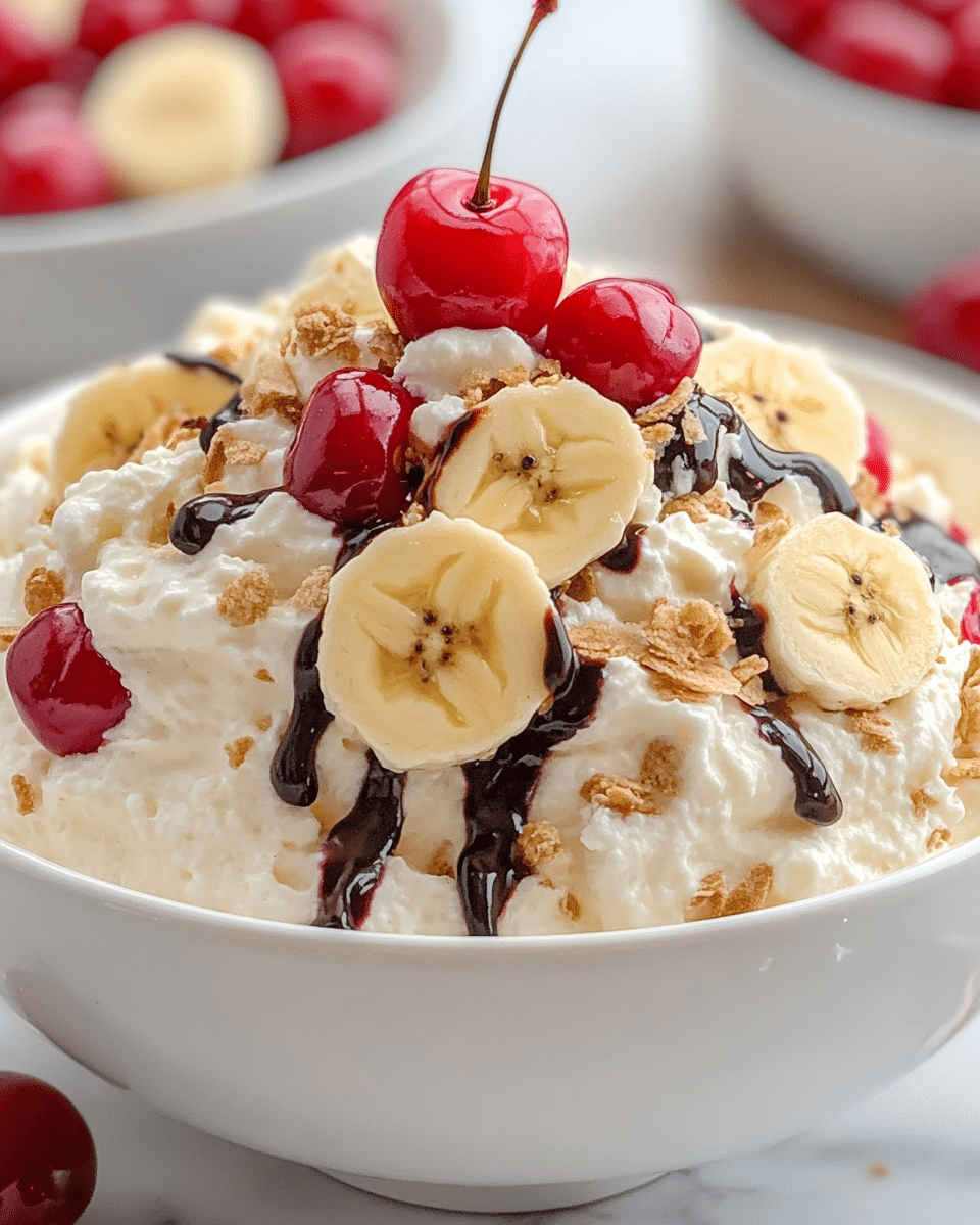Banana Split Fluff: A Dreamy No-Bake Dessert