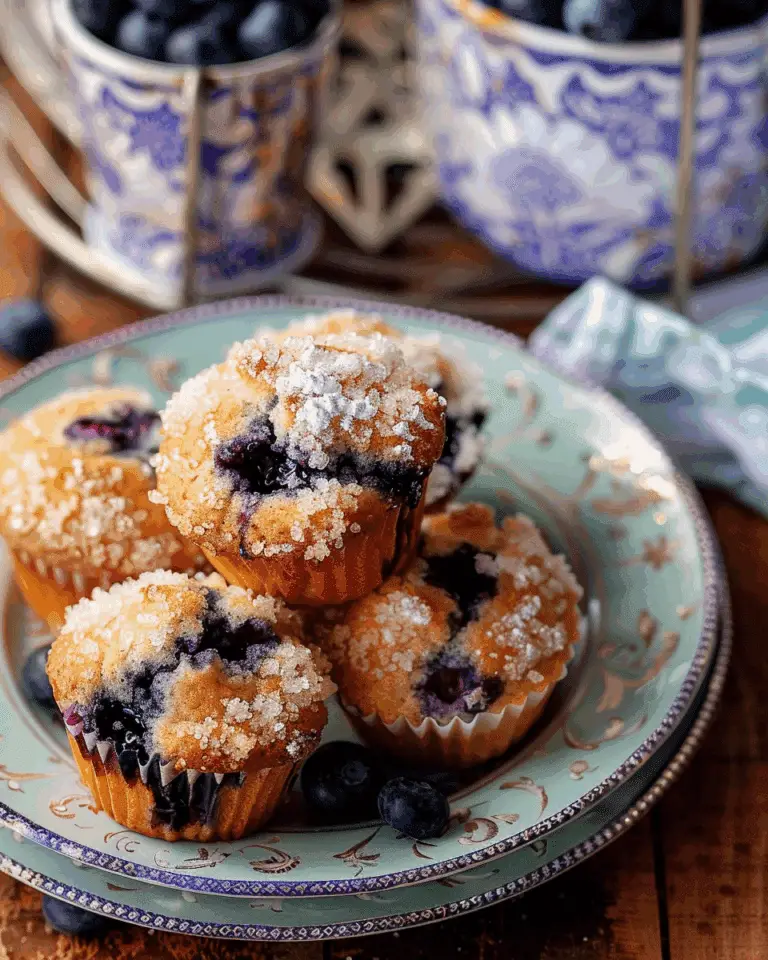 Bakery Style Blueberry Muffins