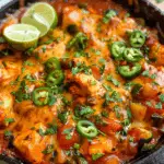 The BEST Chicken Enchilada Skillet