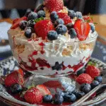 Easy Red, White, and Blue Trifle