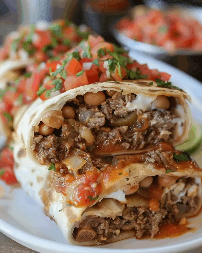My Mom’s Famous Freezer Beef and Bean Burritos