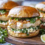 Chicken Caesar Burgers