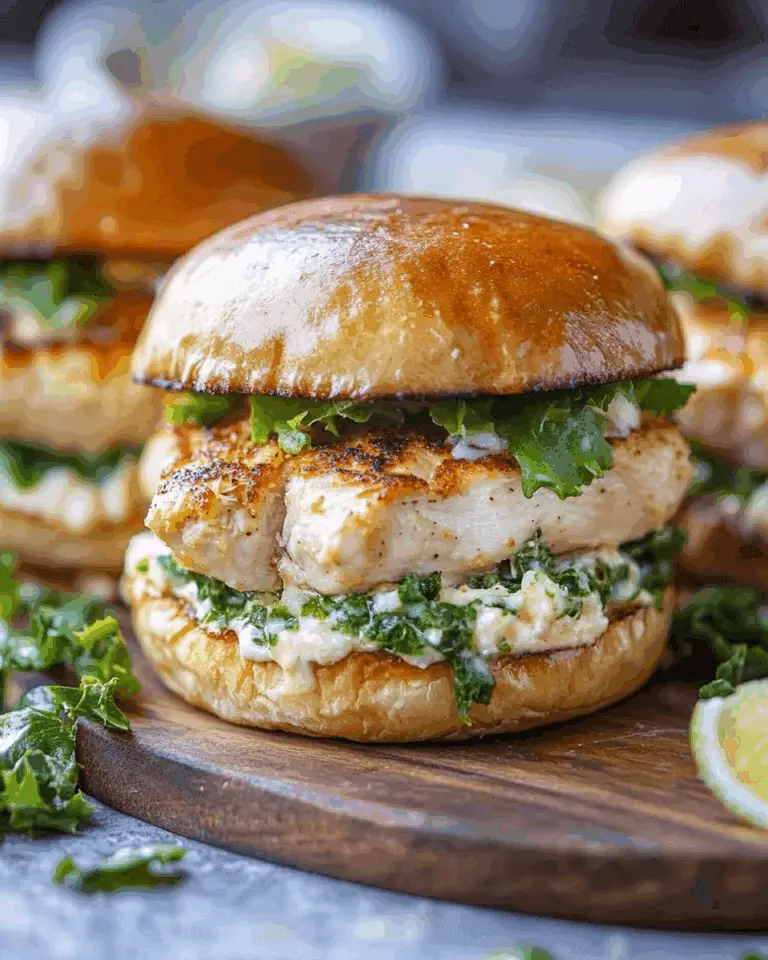 Chicken Caesar Burgers