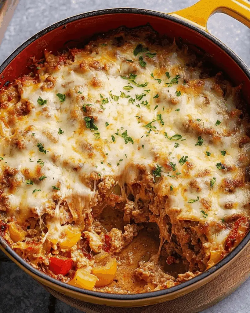 Easy Stuffed Pepper Casserole