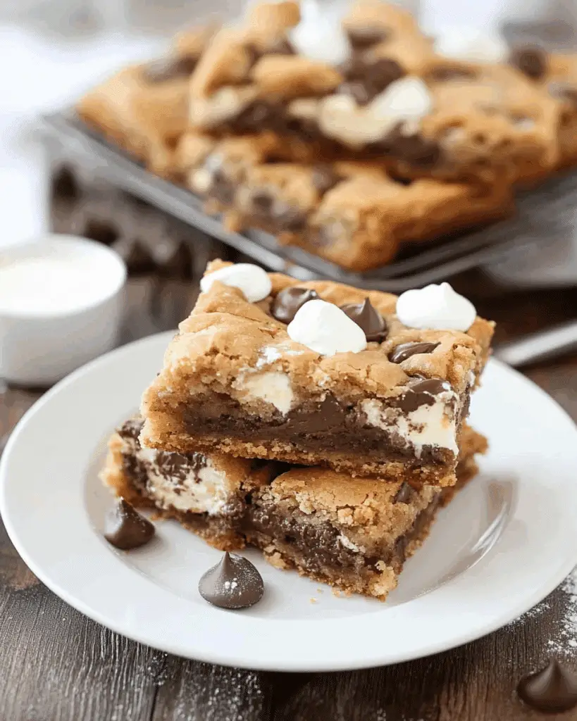 S’mores Cookie Bars