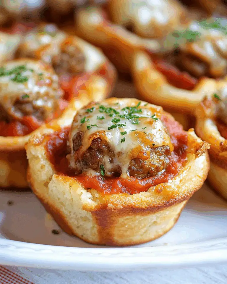 Meatball Sub Cupcakes