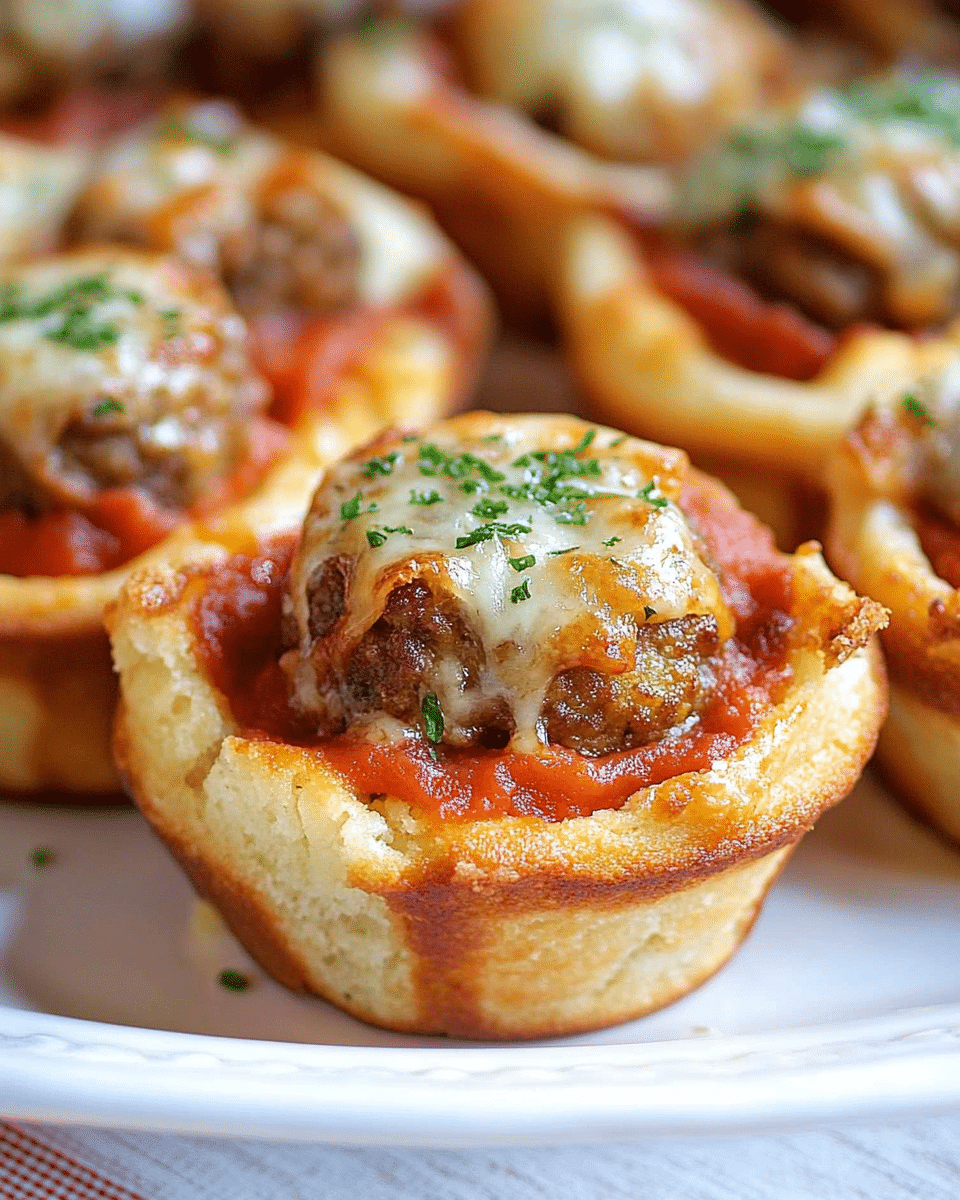 Meatball Sub Cupcakes