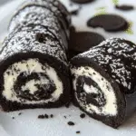 Oreo Roll Dessert: A Decadent Chocolate Cake Roll with Oreo Cream Filling