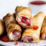 Strawberry Cheesecake Eggrolls