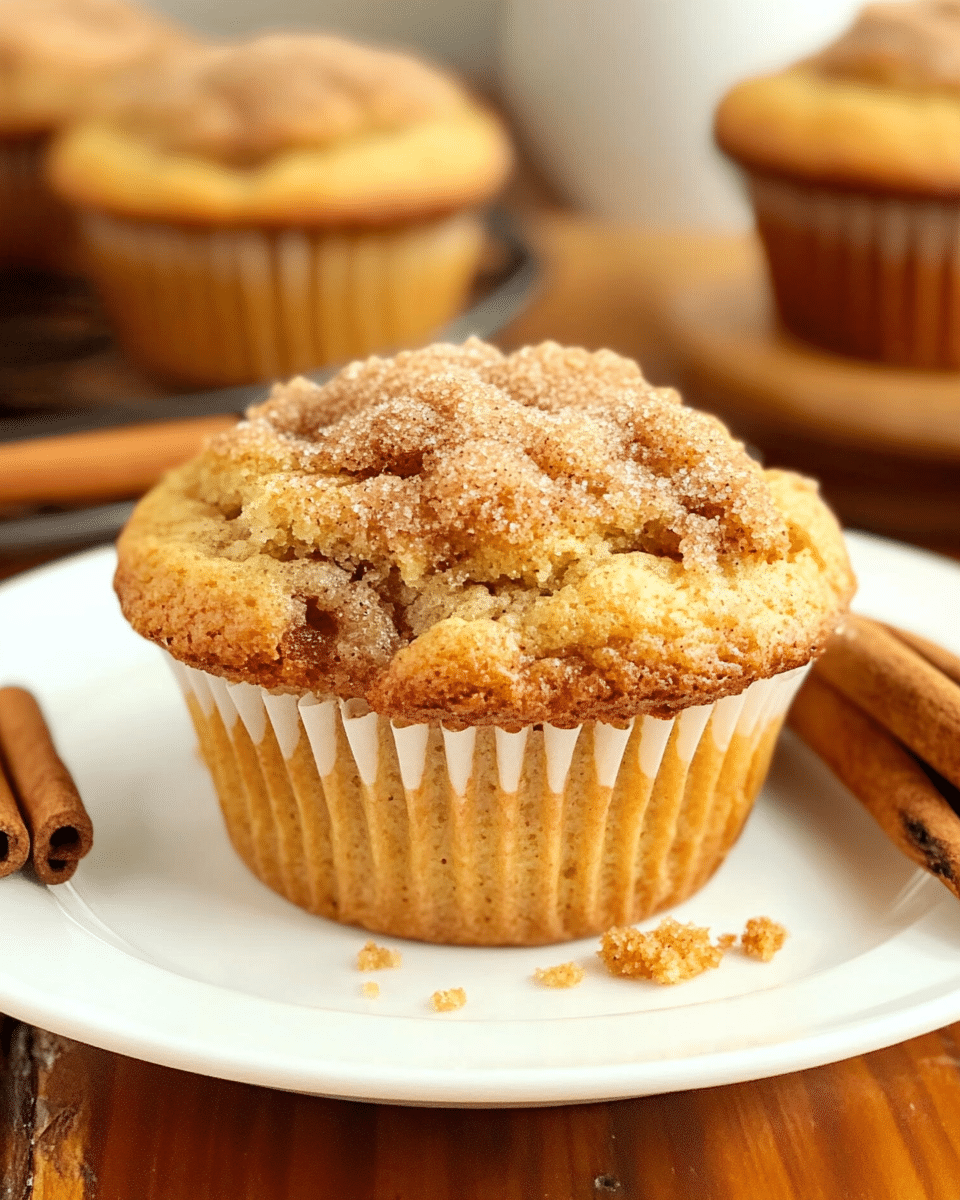 Rhubarb Muffins with Cinnamon Sugar Topping