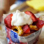 Walking Strawberry Pretzel Salad