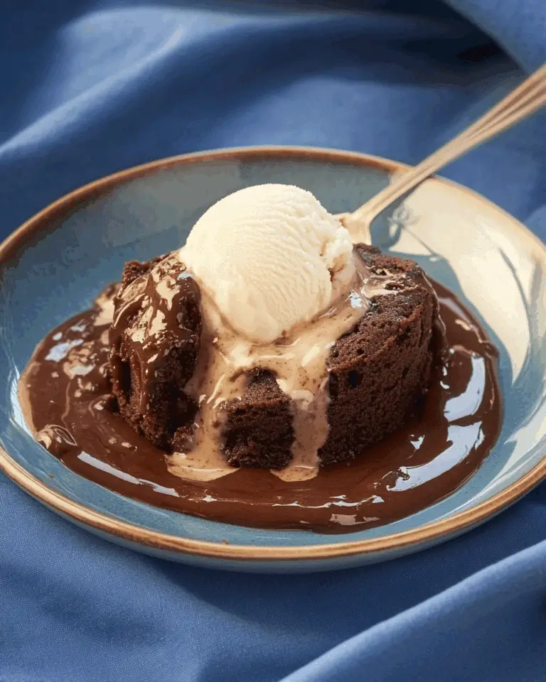 Hot Fudge Chocolate Pudding Cake