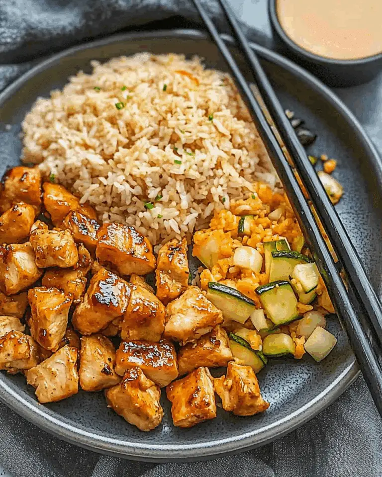 Blackstone Griddle Hibachi Chicken Dinner