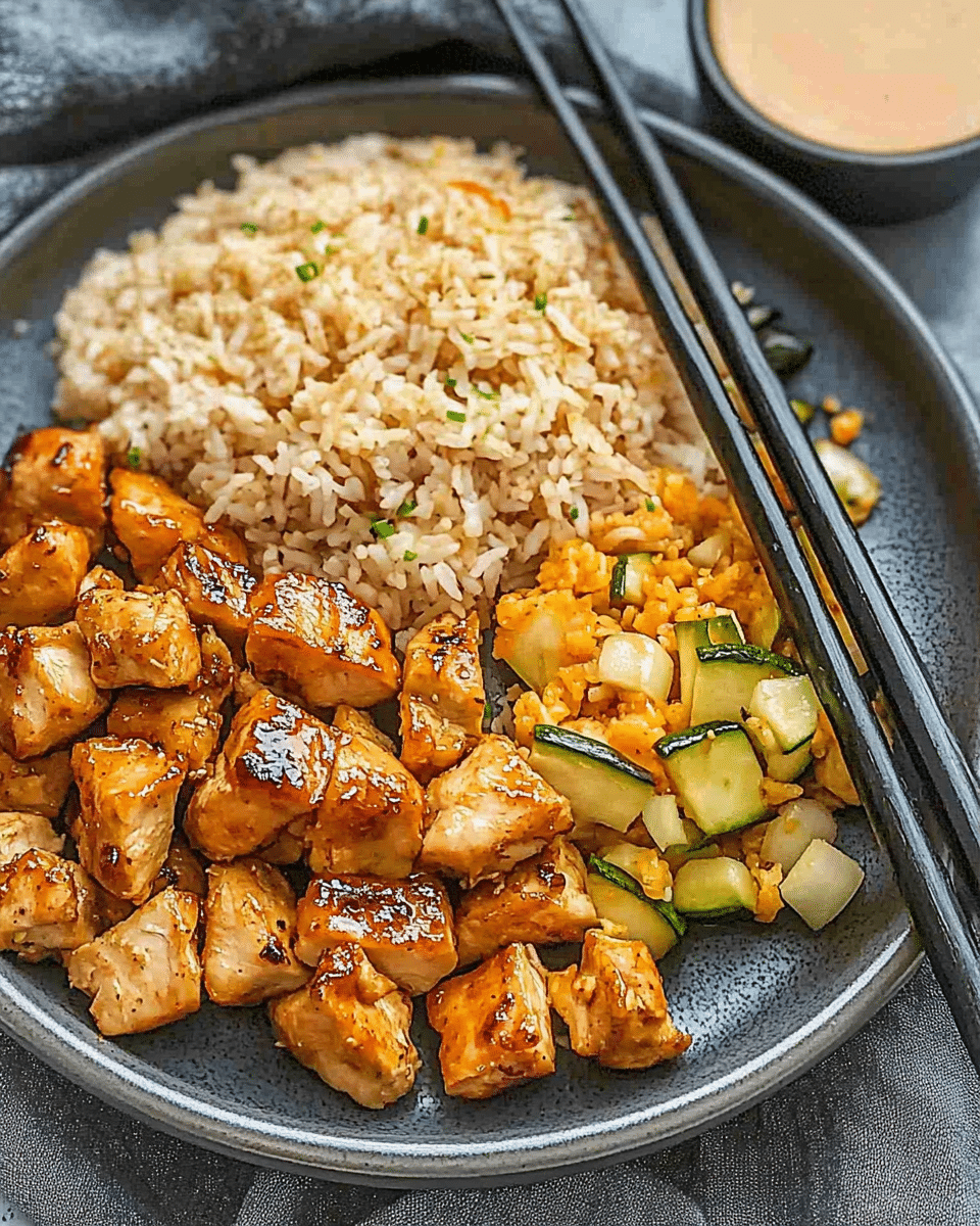 Blackstone Griddle Hibachi Chicken Dinner