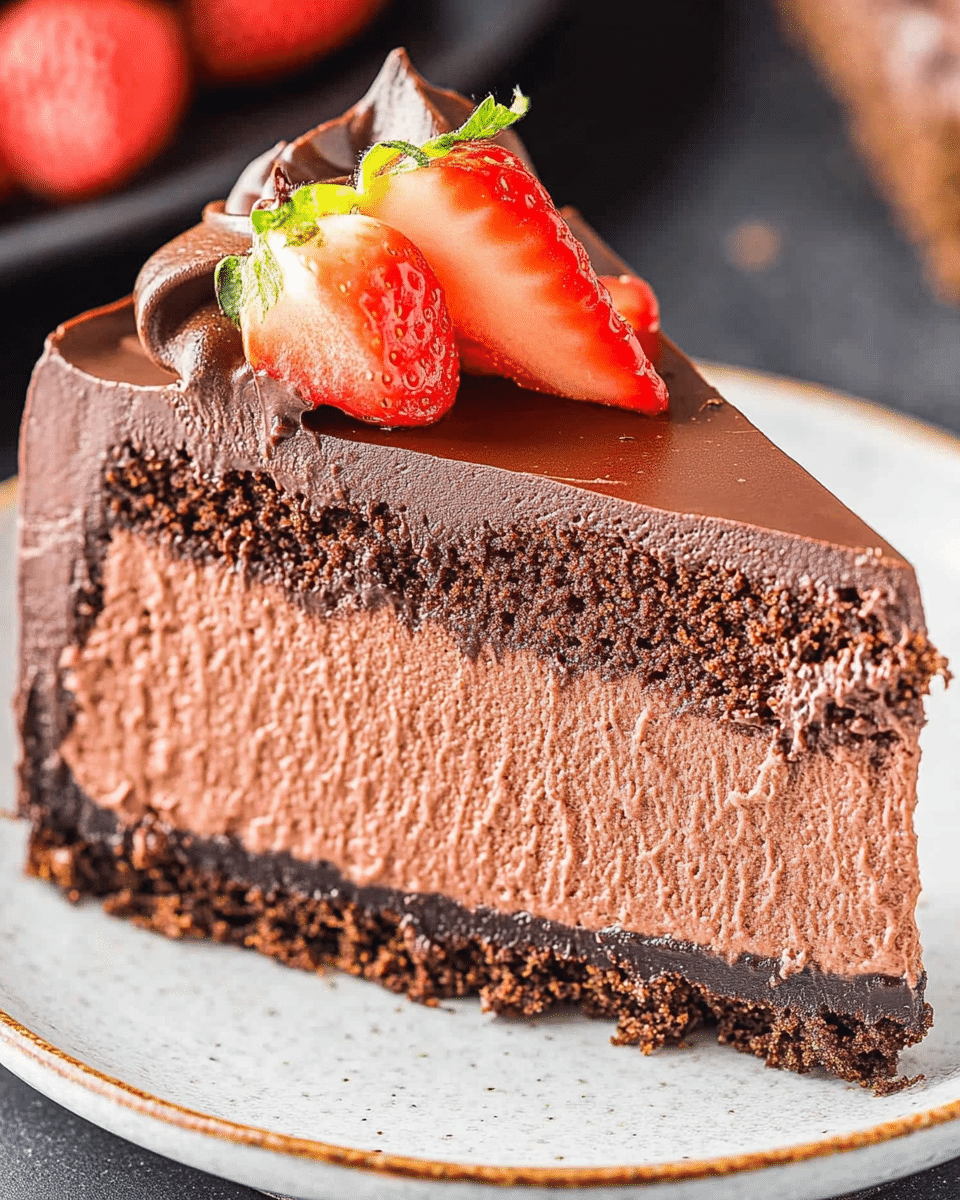 Decadent Chocolate Mousse Cake