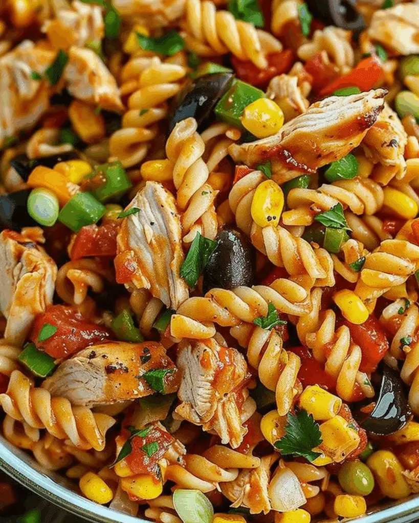 BBQ Chicken Pasta Salad: A Creamy, Colorful Bowl of Flavor